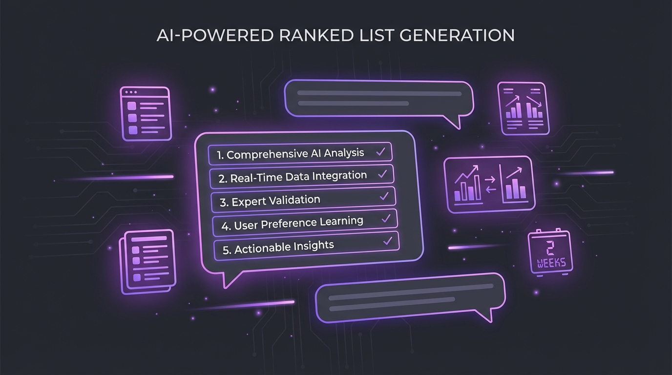 AI-Powered Ranked List Generation - ChatGPT Visibility